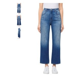 J Brand Joan High Rise Wide Leg Crop in Mimic